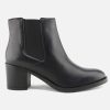 Women Clarks | Clarks - Mascarpone Bay Black Ankle Boots On Labotte