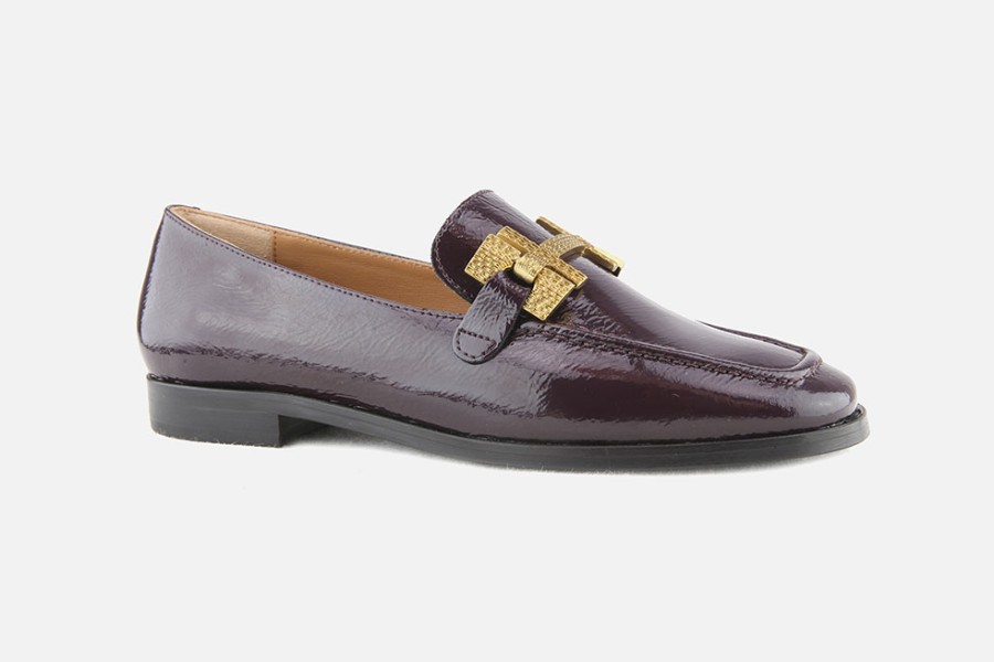 Women Jhay | Jhay - Venise Purple Or Loafers On Labotte