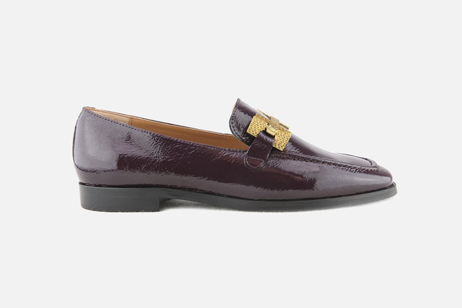 Women Jhay | Jhay - Venise Purple Or Loafers On Labotte