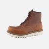 Men Ecco | Ecco - Staker Hi Lace Cognac Man Lace-Up Boots On Labotte