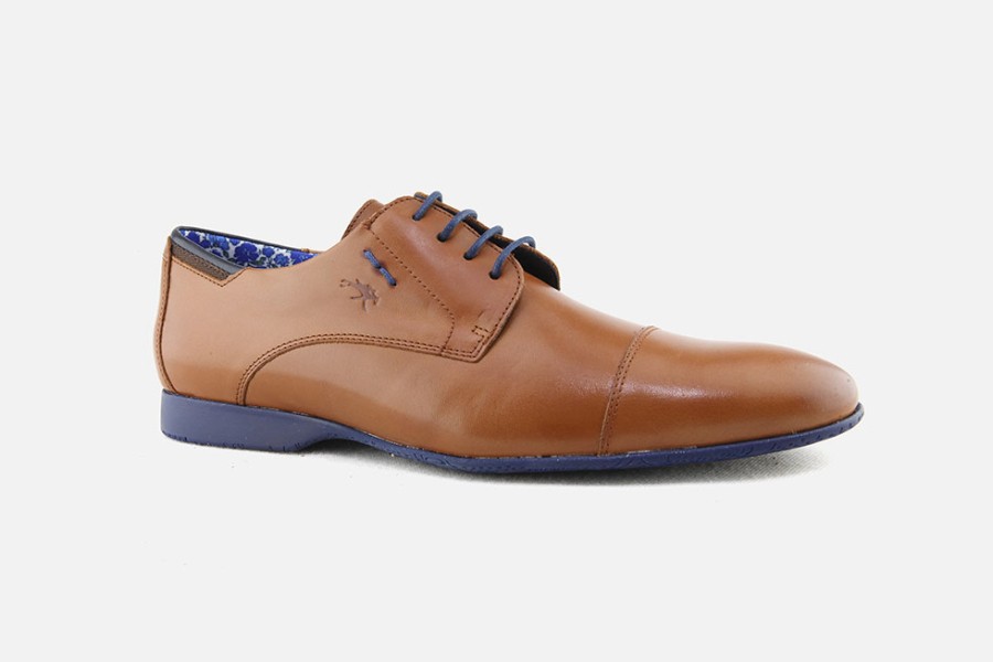 Men Fluchos | Fluchos - Aubier Tabacco Derbies On Labotte