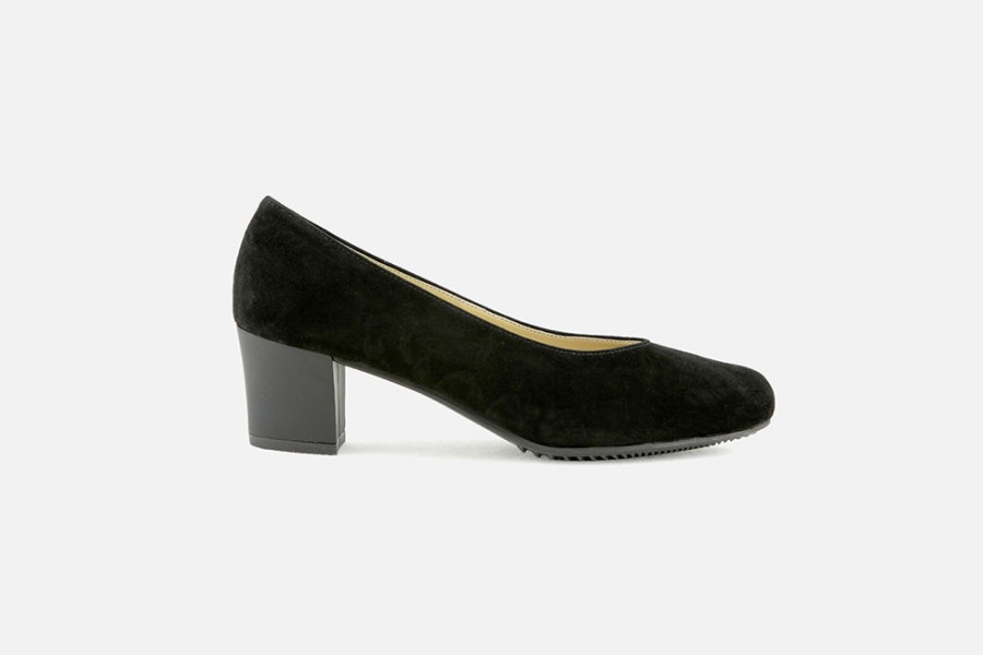 Women Brunate | Brunate - Bengali Daim Noir Pumps On Labotte