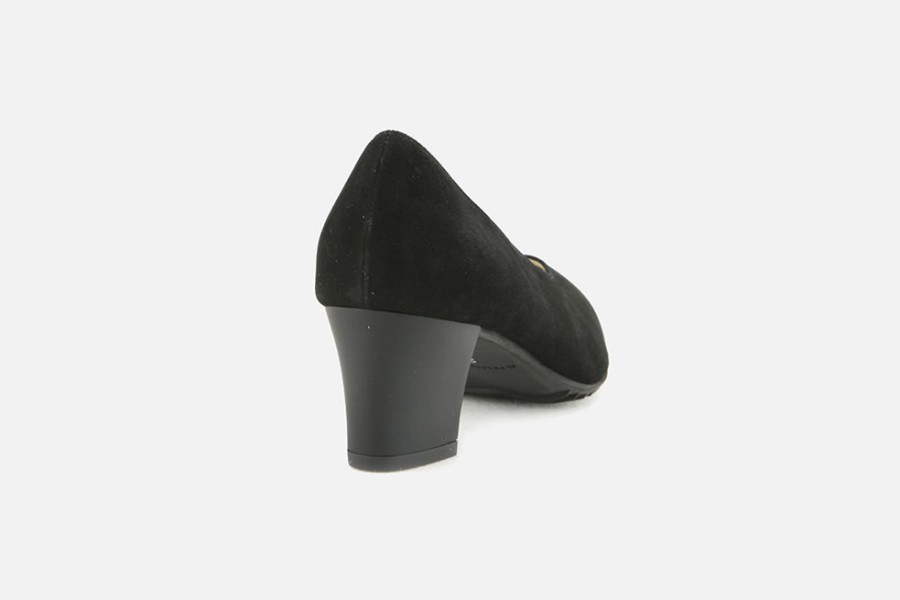 Women Brunate | Brunate - Bengali Daim Noir Pumps On Labotte