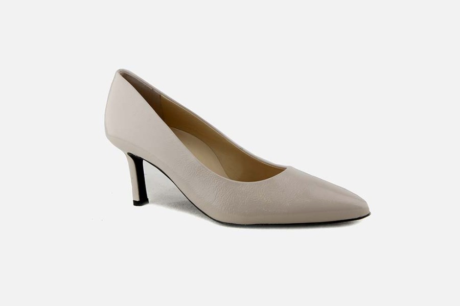 Women Paul Green | Paul Green - Prelude Lack Ivoire Pumps On Labotte
