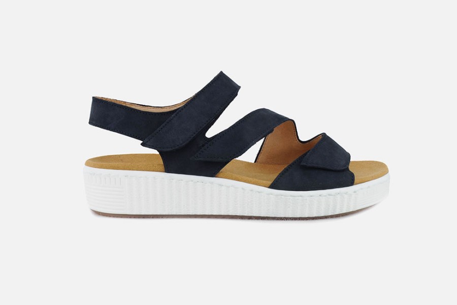 Women Gabor | Gabor - Lorina Navy Sandals On Labotte