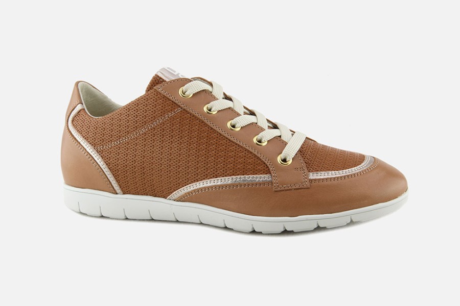 Women DLSport | Dlsport - Delice Cognac Sneakers On Labotte