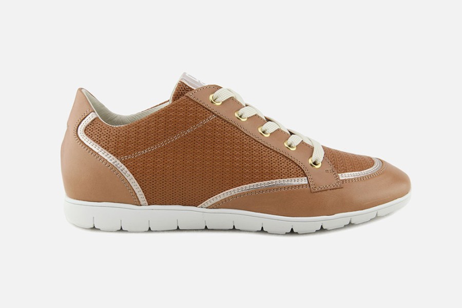 Women DLSport | Dlsport - Delice Cognac Sneakers On Labotte