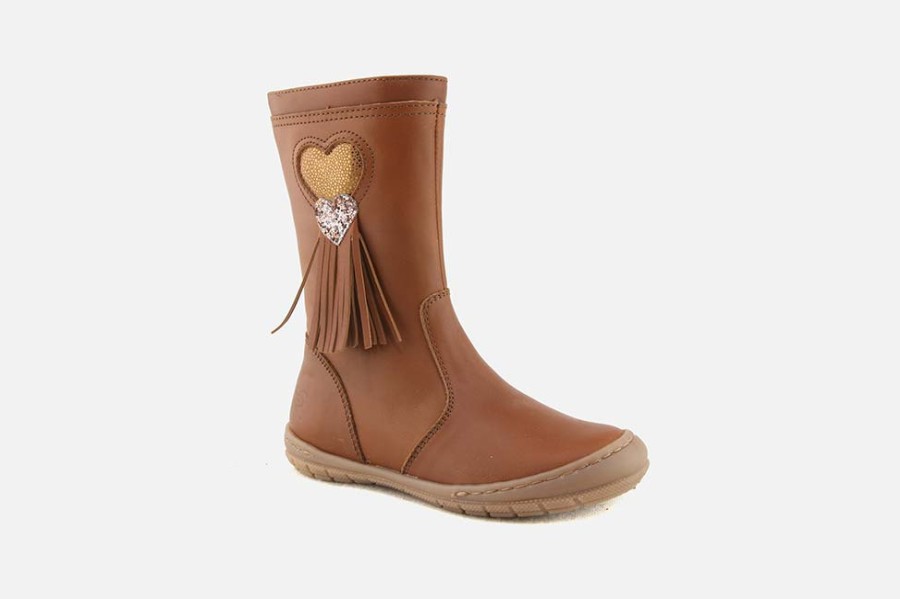 Girls Romagnoli | Romagnoli - Cooky Cognac Boots On Labotte