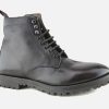 Men Sturlini | Sturlini - Starter Dark Brown Lace-Up Boots On Labotte