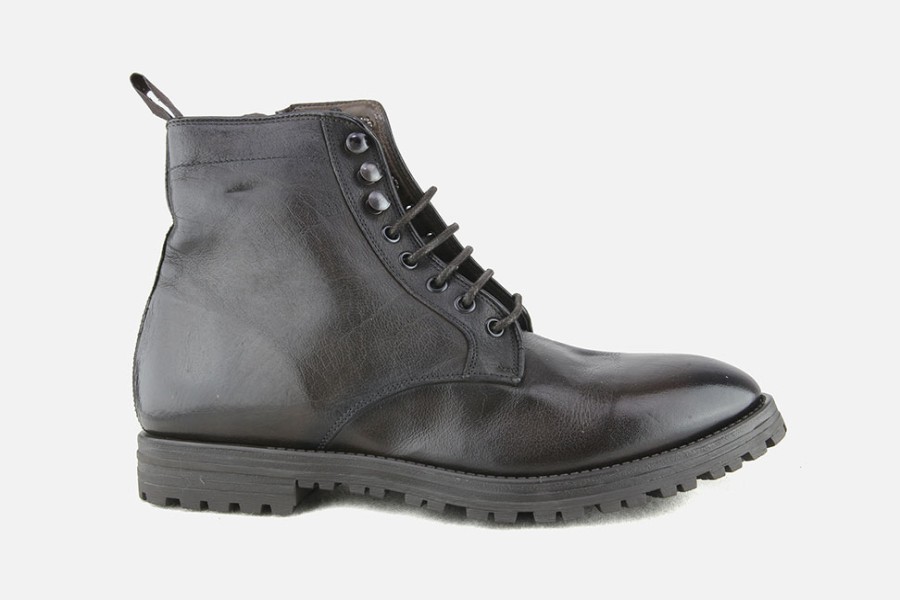 Men Sturlini | Sturlini - Starter Dark Brown Lace-Up Boots On Labotte