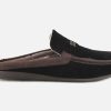Men Nordikas | Nordikas - Quid Noir Marron Low Slippers On Labotte