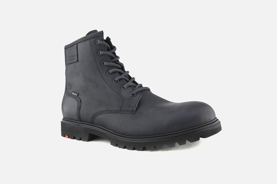 Men LLOYD | Lloyd - Vanny Noir Gtx Lace-Up Boots On Labotte