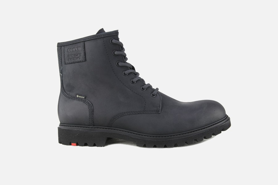 Men LLOYD | Lloyd - Vanny Noir Gtx Lace-Up Boots On Labotte