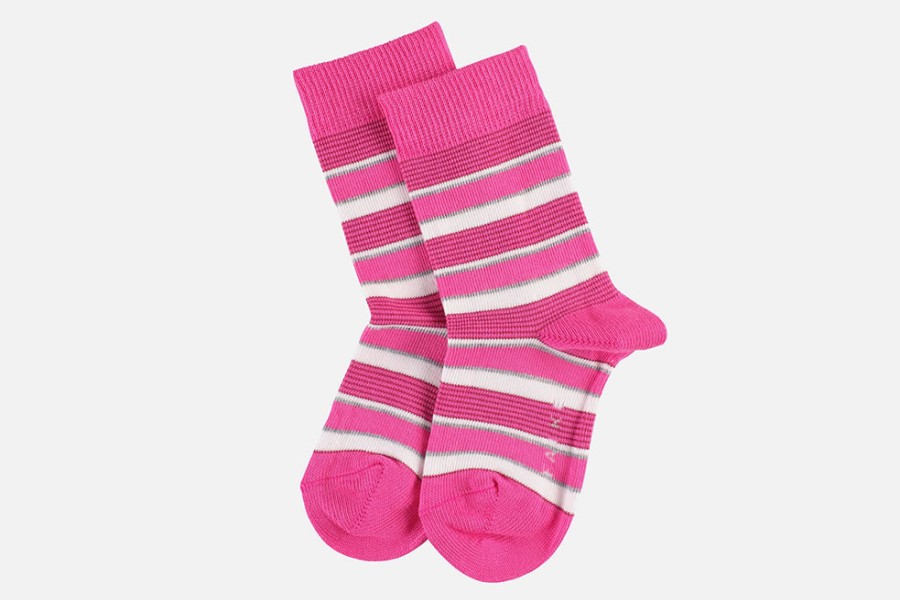 Girls Falke | Falke - Stripe Mixed Gloss Socks On Labotte