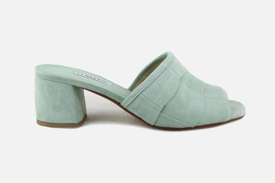 Women Cervone | Cervone - Cannes Mint Sandals On Labotte