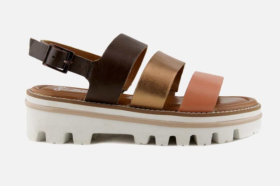 Women Ara | Ara - Elsie Peche Sandals On Labotte