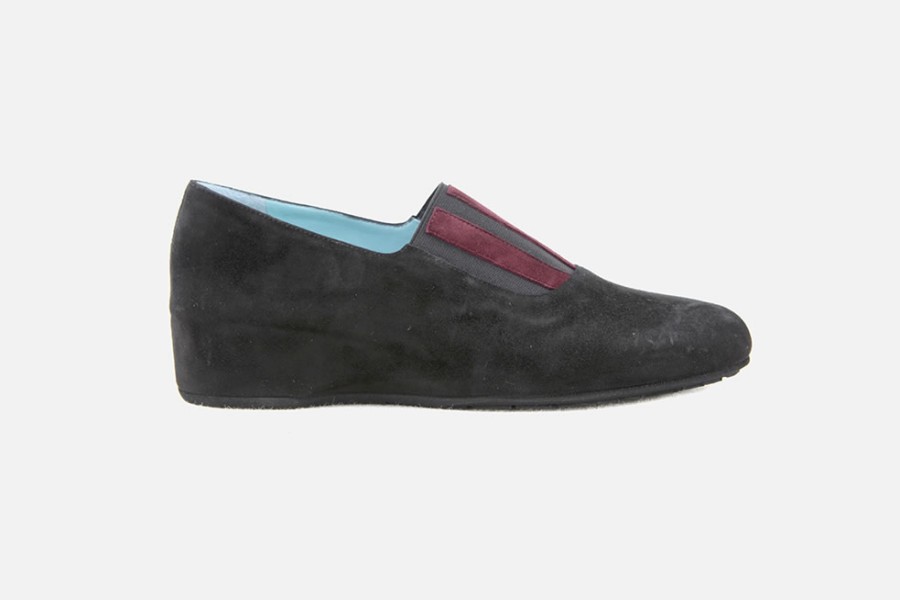 Women Thierry Rabotin | Thierry Rabotin - Sully Black Wine Loafers On Labotte