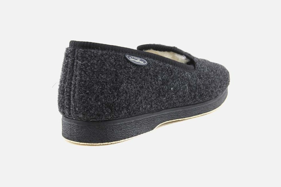 Men Semelflex | Semelflex - Ecusson Grey Charentaises On Labotte