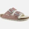 Women Birkenstock | Birkenstock - Arizona Fur Pink Sandals On Labotte