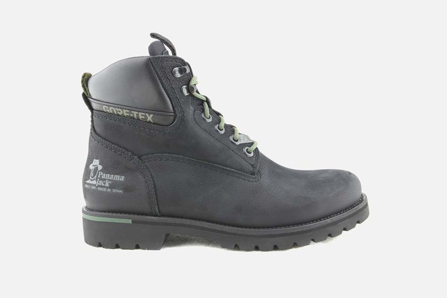 Men Panama Jack | Panama Jack - Amur Black Urban Gtx Lace-Up Boots On Labotte