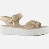 Girls Beberlis | Beberlis - Bip Champagne Sandals On Labotte