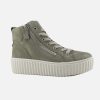 Women Gabor | Gabor - Jasper Zip Greeny Lace-Up Boots On Labotte