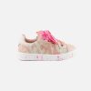 Girls Rondinella | Rondinella - Celeste Sandy Rosa Lace-Up Shoes On Labotte