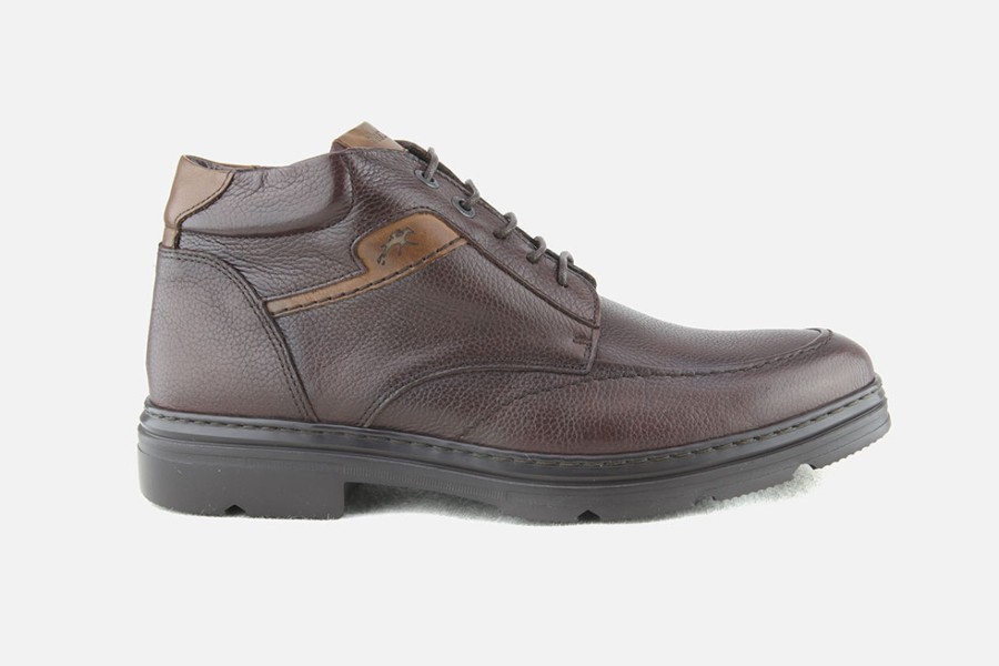 Men Fluchos | Fluchos - Ardent Marron Lace-Up Boots On Labotte