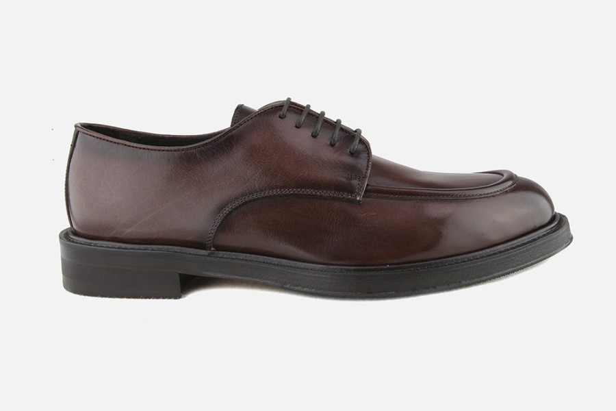 Men Sturlini | Sturlini - Stevens Chestnut Antic Derbies On Labotte