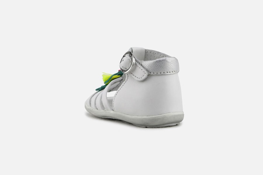 Girls Little Mary | Little Mary - Adoree Blanc Multi Sandals On Labotte
