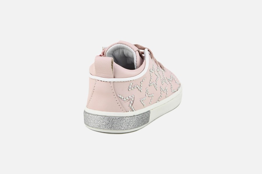 Girls Romagnoli | Romagnoli - Anouchka Rosa Lace-Up Shoes On Labotte