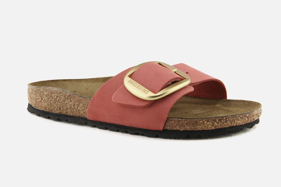 Women Birkenstock | Birkenstock - Madrid Nubuck Mars Red Sandals On Labotte