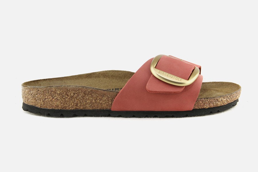 Women Birkenstock | Birkenstock - Madrid Nubuck Mars Red Sandals On Labotte