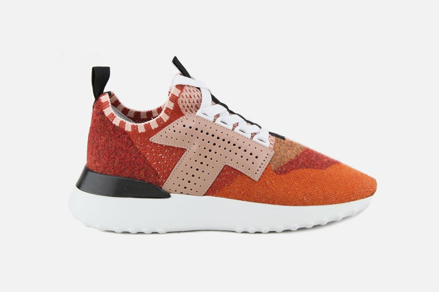 Women Tod's | Tod'S - Sportivo 80 T Terracotta Sneakers On Labotte