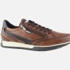 Men Pikolinos | Pikolinos - Cambil Zip Lace Cuero Sneakers On Labotte