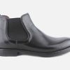 Men Franceschetti | Franceschetti - Ferrare Black Ankle Boots On Labotte