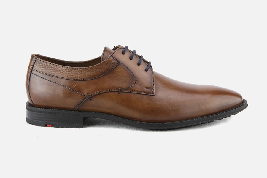 Men LLOYD | Lloyd - Jayden Cognac Derbies On Labotte