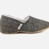 Men Draper | Draper - Andy Tweed Gris Low Slippers On Labotte