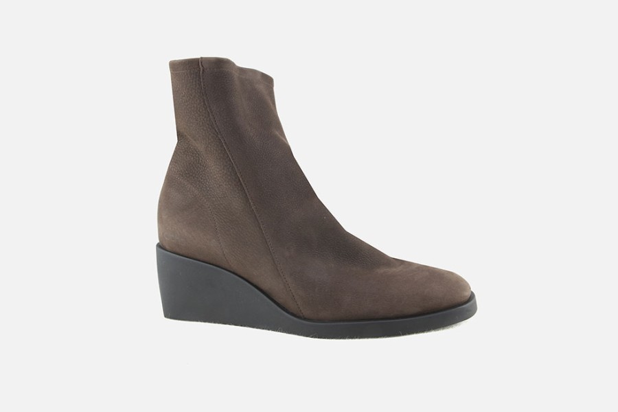 Women Arche | Arche - Tilkis Truffe Ankle Boots On Labotte