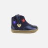 Girls Shoo Pom | Shoo Pom - Bouba West Navy Multi Ankle Boots On Labotte