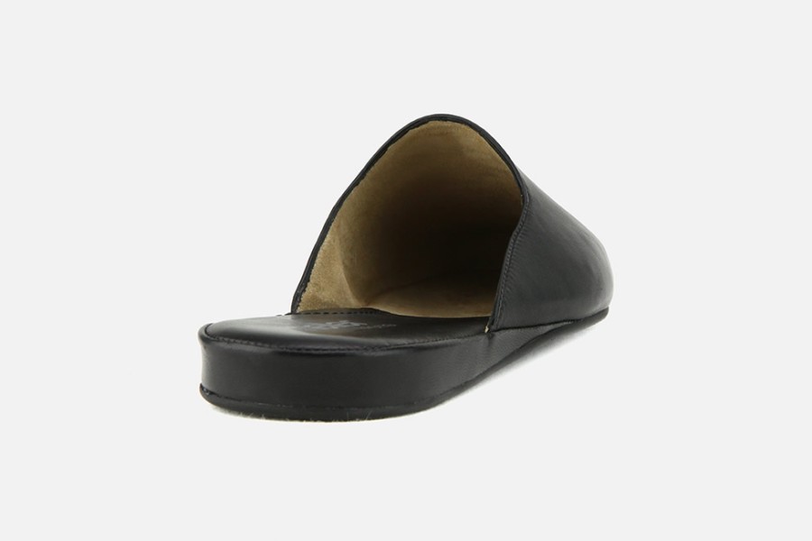 Men Heller | Heller - Xander Noir Low Slippers On Labotte