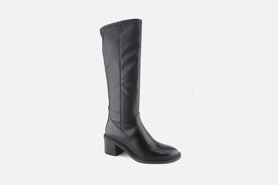 Women LLOYD | Lloyd - Goodie Botte Lisse Noir Boots On Labotte
