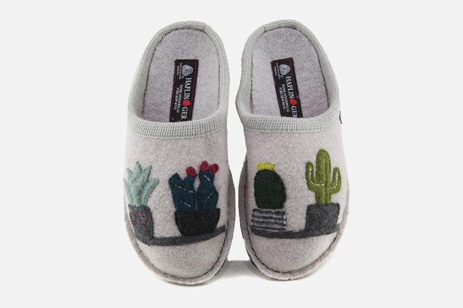 Women Haflinger | Haflinger - Cactus Story Low Slippers On Labotte