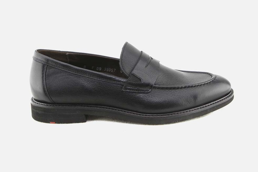 Men LLOYD | Lloyd - Reg Moc Noir Loafers On Labotte