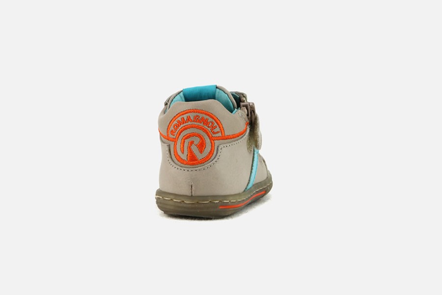 Boys Romagnoli | Romagnoli - Maxime Sable Turquoise Lace-Up Boots On Labotte
