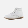 Girls Beberlis | Beberlis - Bambola Blanc Lace-Up Boots On Labotte