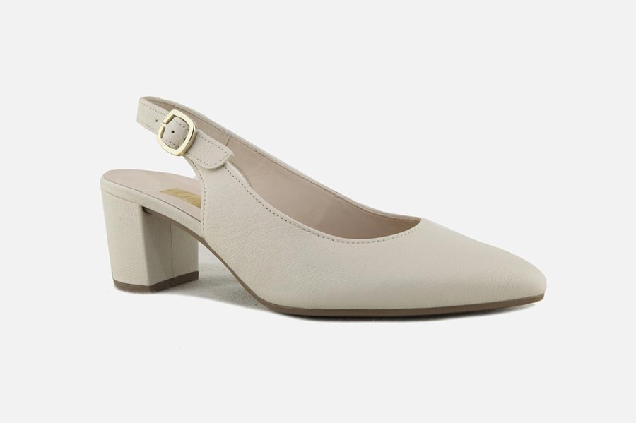 Women Gabor | Gabor - Isatis Ivoire Pumps On Labotte