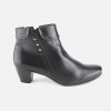 Women Gabor | Gabor - Joyau Noir Ankle Boots On Labotte