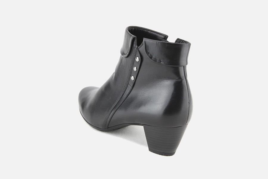 Women Gabor | Gabor - Joyau Noir Ankle Boots On Labotte