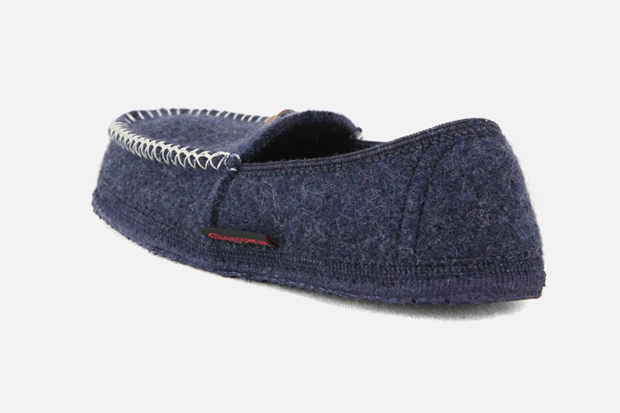 Women Giesswein | Giesswein - Marguns Bleu Low Slippers On Labotte